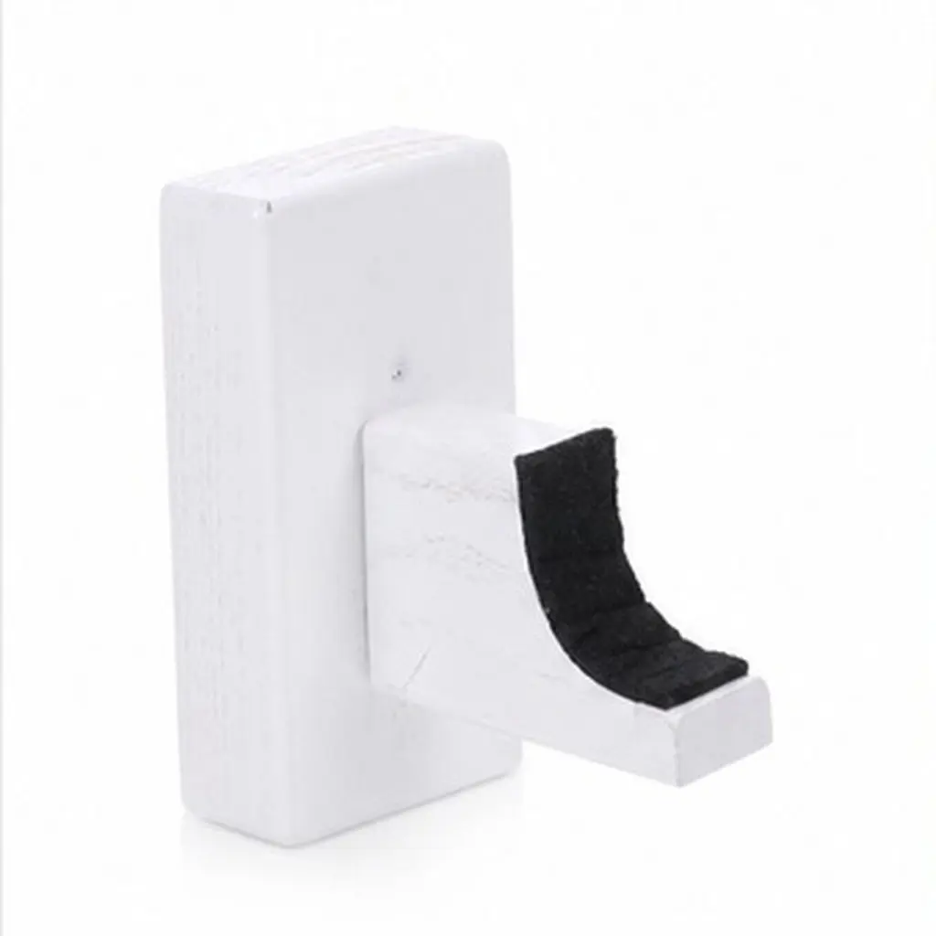 1Pair Wall Mounted Bat Rack Natural Wood Texture Baseball Bat Holder Multi Function Display Stand for Home Office Decor