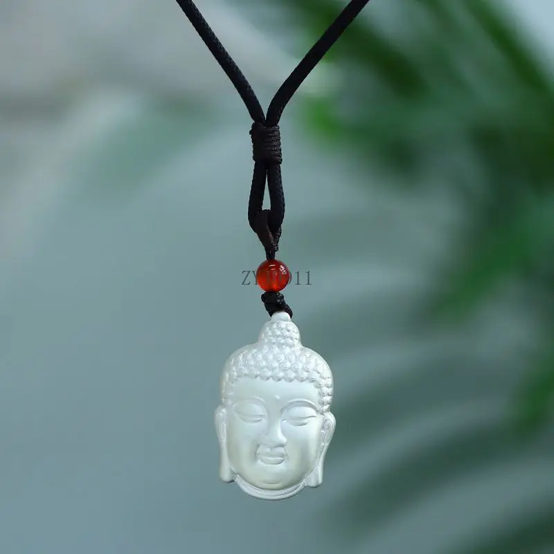 999 pés de prata retro estilo étnico pingente de segurança feminino estilo nacional nicho temperamento colar clavícula corrente