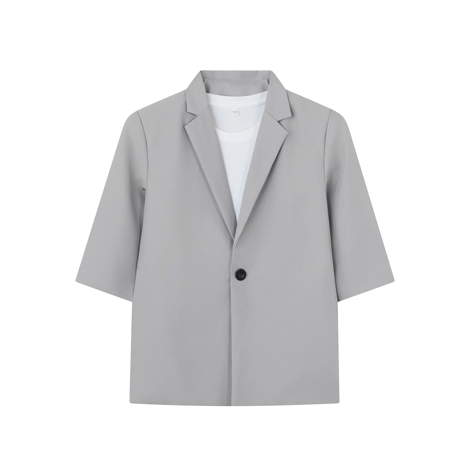 

Summer new men's suit - mid-length business casual suit with soft and smooth luster, breathable and wrinkle-resistant men's coat