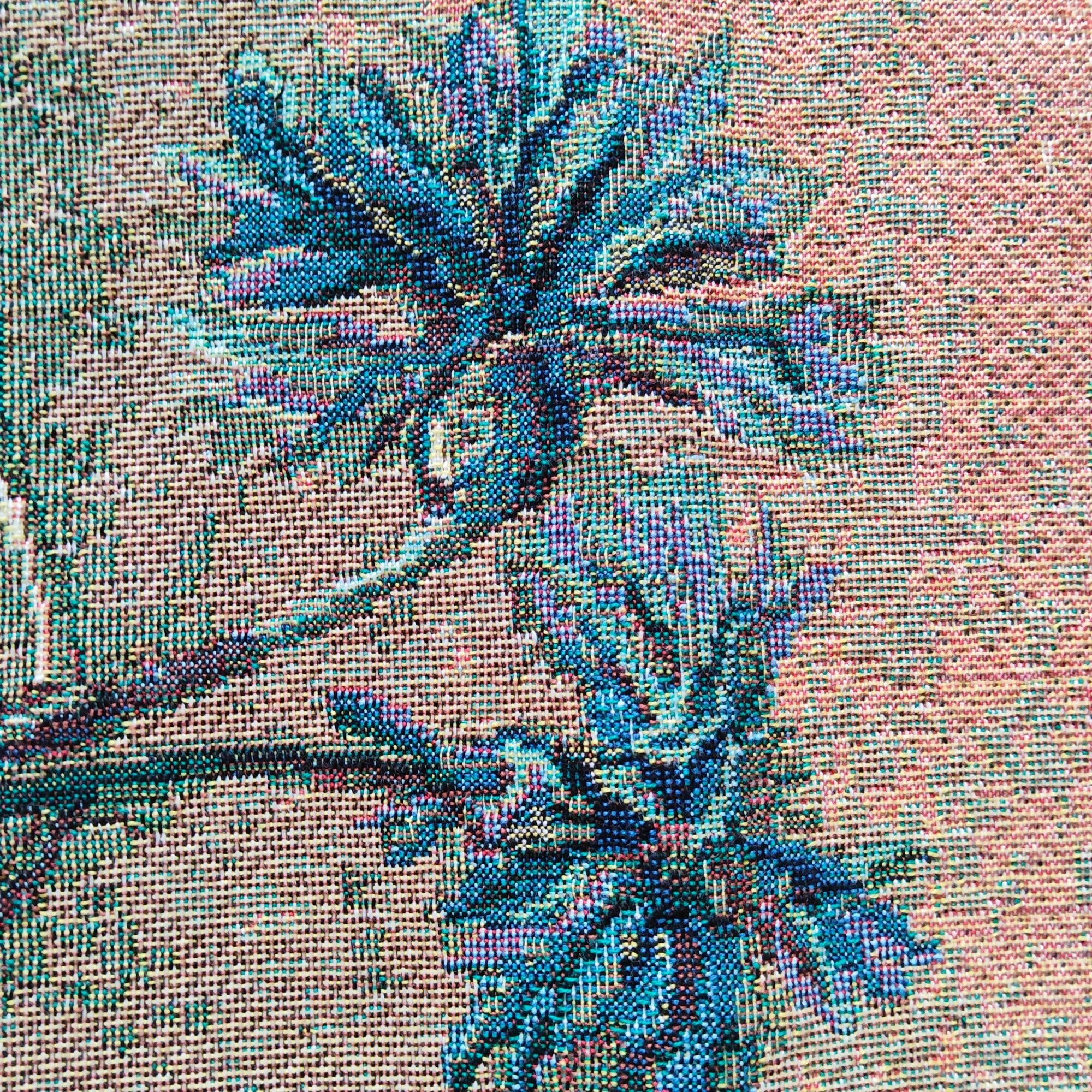 Belgium Wall Tapestry 100% Cotton Digital Jacquard Fabrics Painting For Sitting Room 118*138CM
