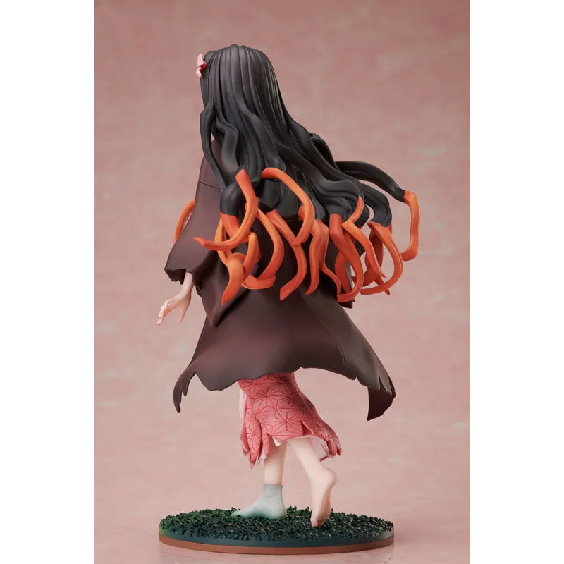 Oryginalna oryginalna figurka Anime Aniplex+ Demon Slayer Kamado Nezuko nadchodząca na słońce Model kolekcjonerski Statuetka Ozdoba