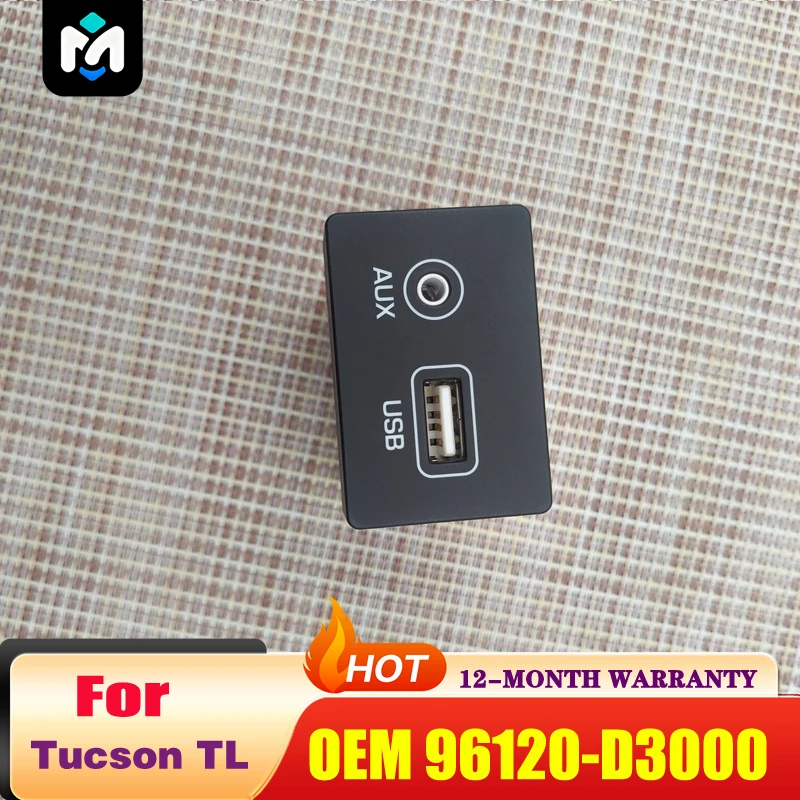 Genuine AUX & USB Jack Assy 96120D3000 96120-D3000 For Hyu-ndai Tucson 2016-2017