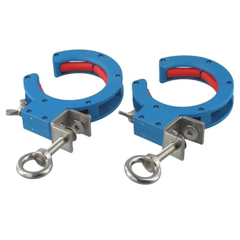 A02M-4X Cable Laying Roller Helper Adjustable Clamp Pulley Cable Wire Threading Tool Cable Tray Roller Cable Threading