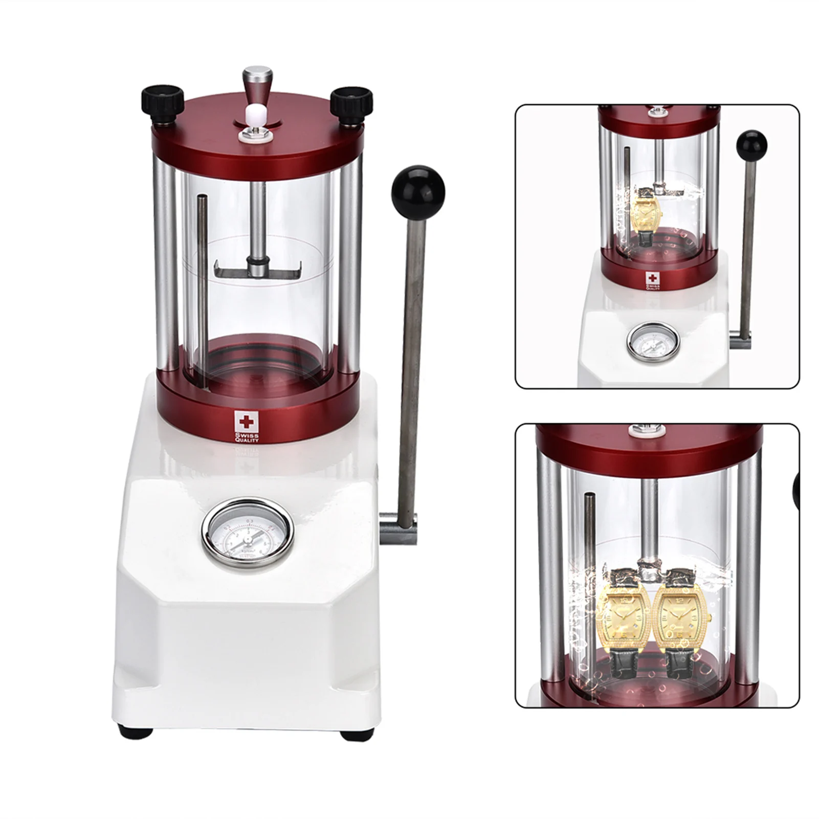 Watch Pressure Tester Watch Case Resistance Tester Watch Water Proof Tester Tool 2 Watches Case Resistance Pressure Test Machine