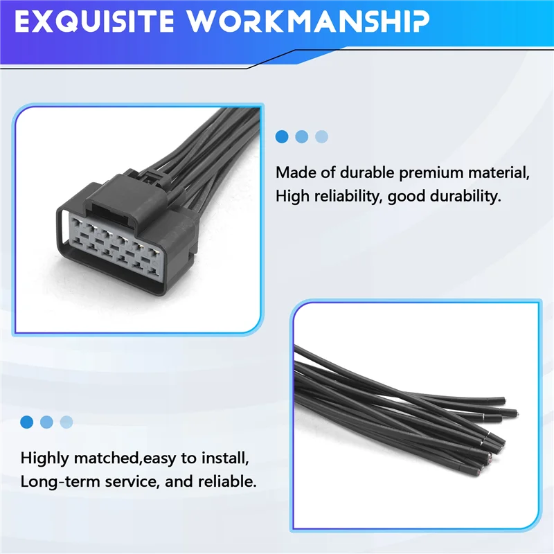 

WPT928 Wiring Kit 3U2Z-14S411-ZMB Heated/Cooled Seat Module Connector Wire Assembly For Ford Lincoln Mercury