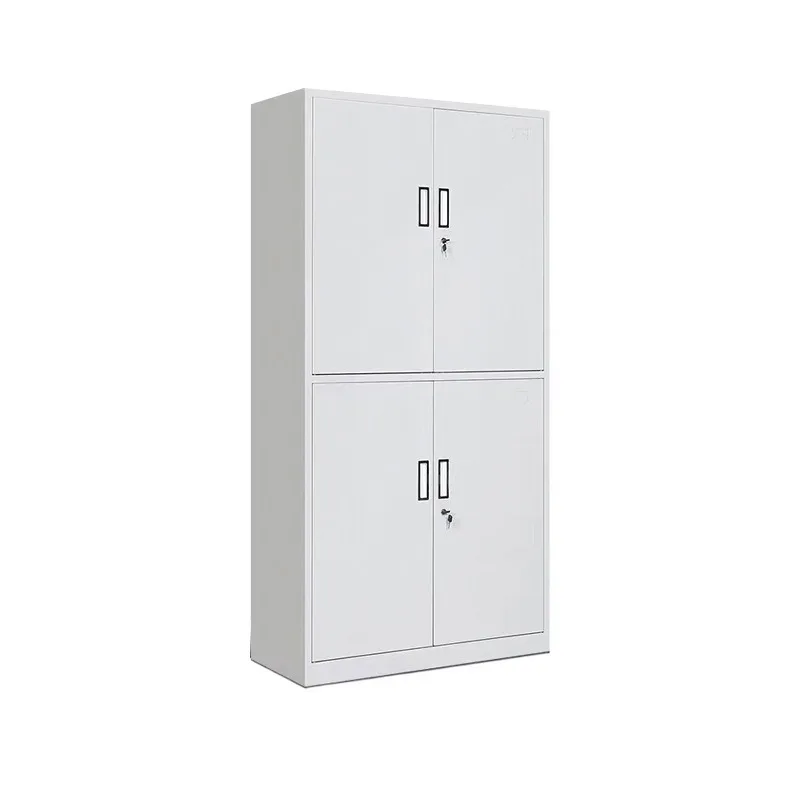 Steel Lockable Freestanding Filing Cabinet, Metal Storage Chest for Office Financial Document Keeping