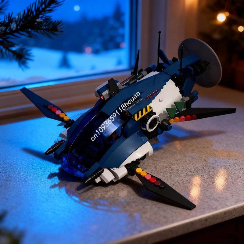 

420pcs MOC Minifig Scale Commercial Scoutship Star Model Building Blocks Assemble DIY Toy Creative Idea Christmas Gift Birthday