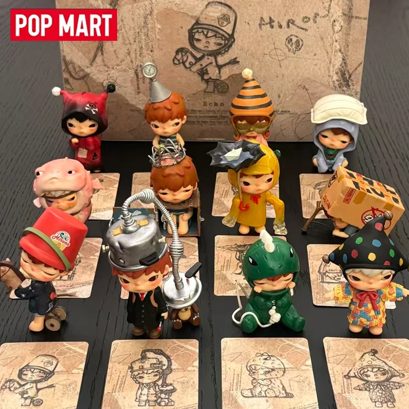 pop-mart-ヒロノ-エコースリー-オリジナルブラインドボックス-おもちゃ-ミステリーボックス-ゲスバッグ-かわいい人形-アニメアクションフィギュア-誕生日プレゼント