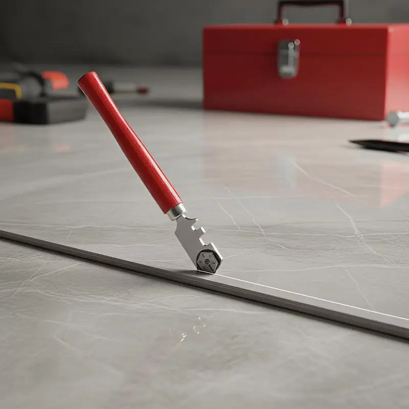 Hot Professional Glass Tile Cutter 130mm For Hand Tool Portable Glass Cutter 1Pcs Diamond Tipped Window Craft Glass Knife Tools