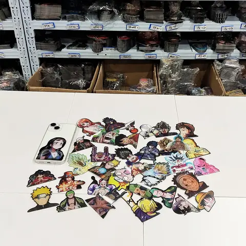 Mix Wholesale Anime Mini Motion Stickers Waterproof Decals for Phone,Cup,Laptop,Etc(Pls contact us for Catalogue)