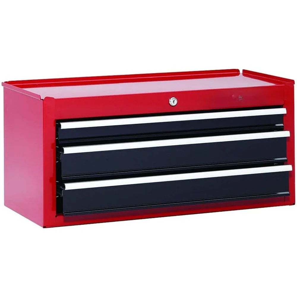 26 in 3-Drawer Steel Heavy-Duty Middle Tool Chest Box Storage Cabinet