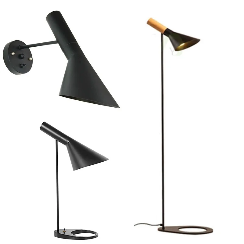 Modern simple and creative desk lamp Bedroom bedside aisle Floor lamp Living room clothing store Industrial wind wall lamp