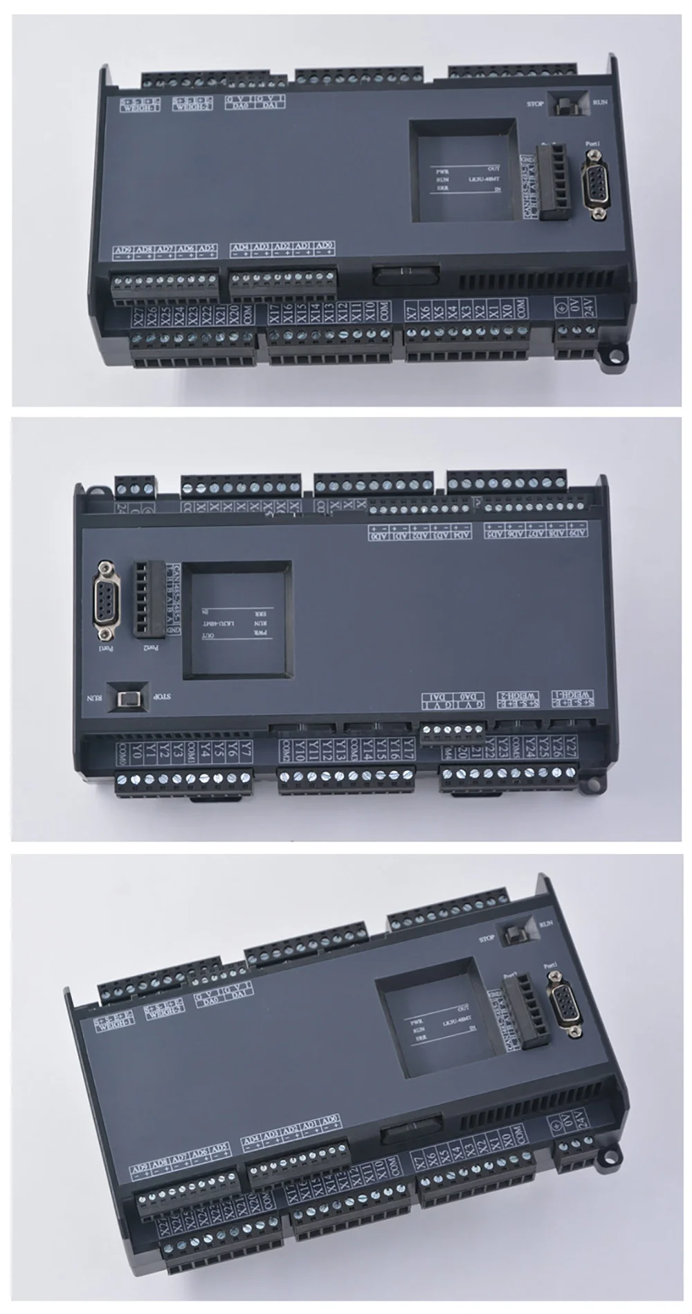FX3U-14 -24 -32 -48 -64 -80MR MT relay Transistor LK3U 200KHz MODBUS analog 0-10V in 0-10V out with Ethernet