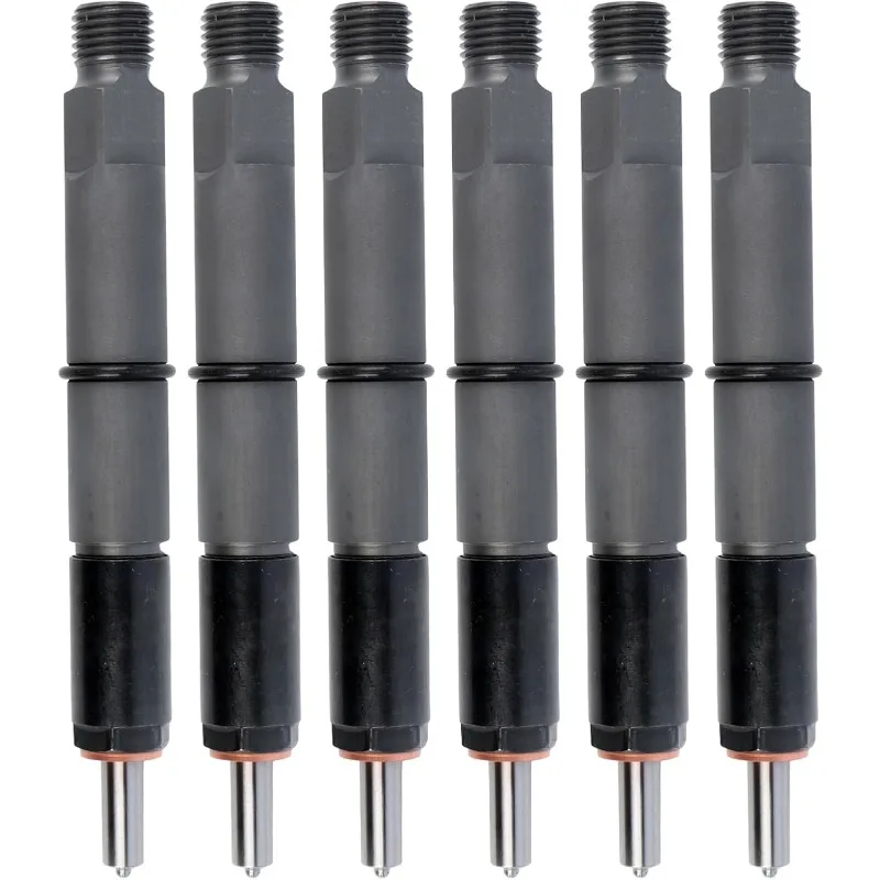 6pcs 20460098 Fuel Injector For Volvo D6D Engine EC210B EW145B EW180B EW200B Excavator L60E L70E L90E BL70 BL71 Loader