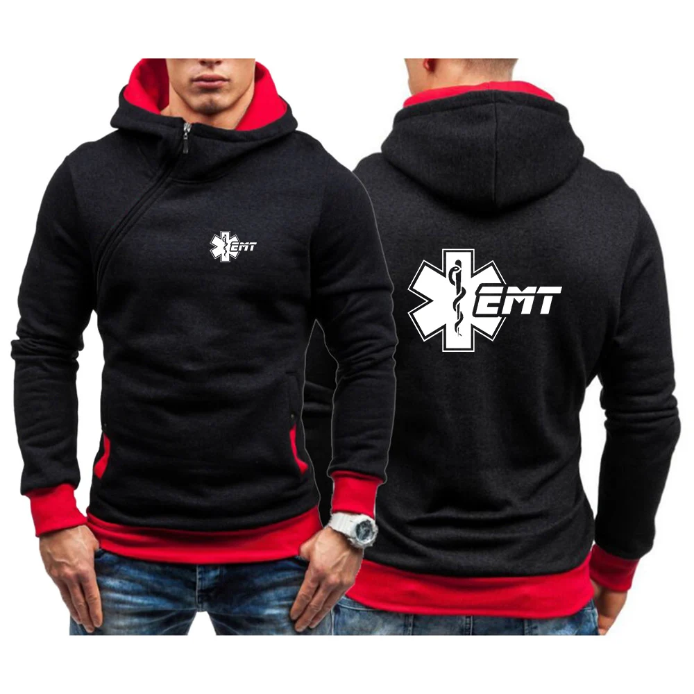 EMT Emergency Ambulance 2024 New Spring Autumn Men Harajuku Fashion Comfortable Casual Sweatshirt Five-Color Hoodies Tops