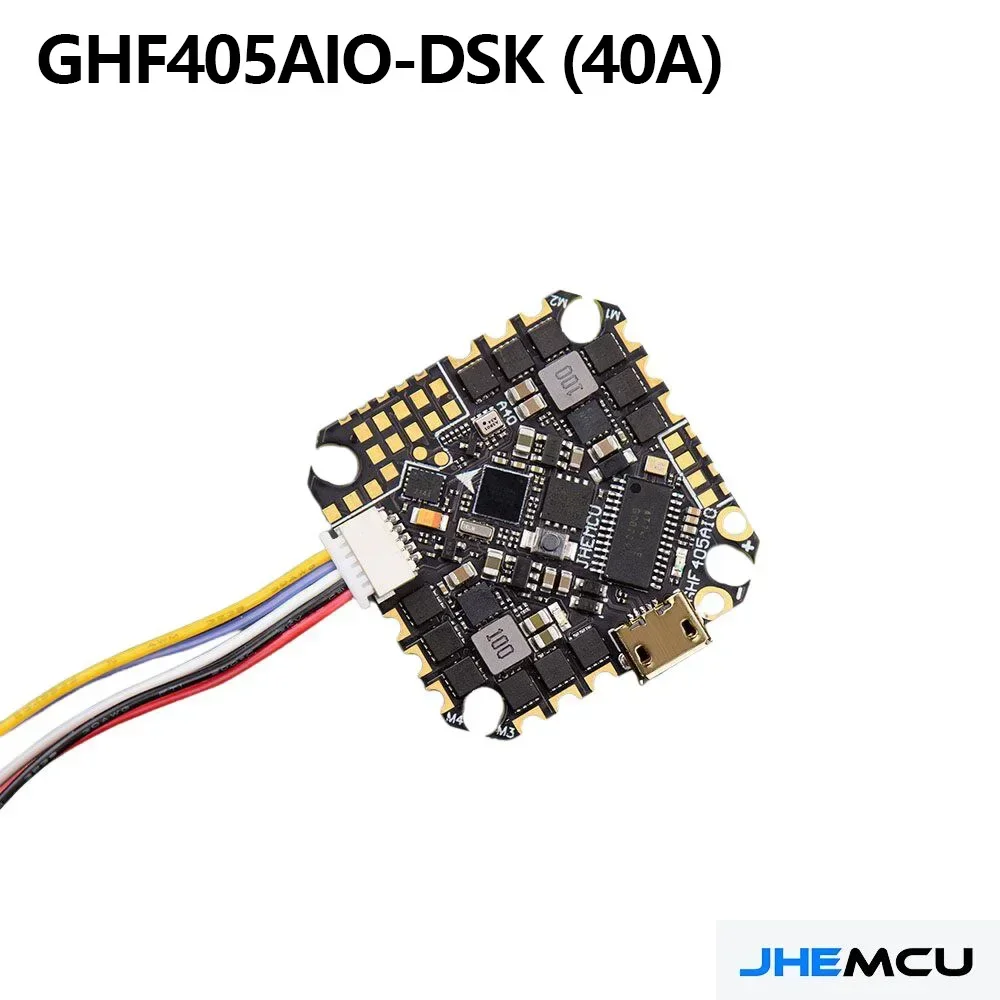 JHEMCU GHF405AIO-DSK Betaflight F405 OSD Flight Controller With 40A ESC PWM Dshot600 2-6S for Toothpick RC FPV Racing Drone