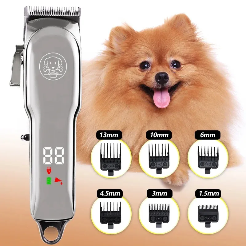 Professional Pet Trimmer Cat Shaver Dog Hair Clipper Cutting Machine Animal Puppy Grooming Kit for Dogs Cats Pets