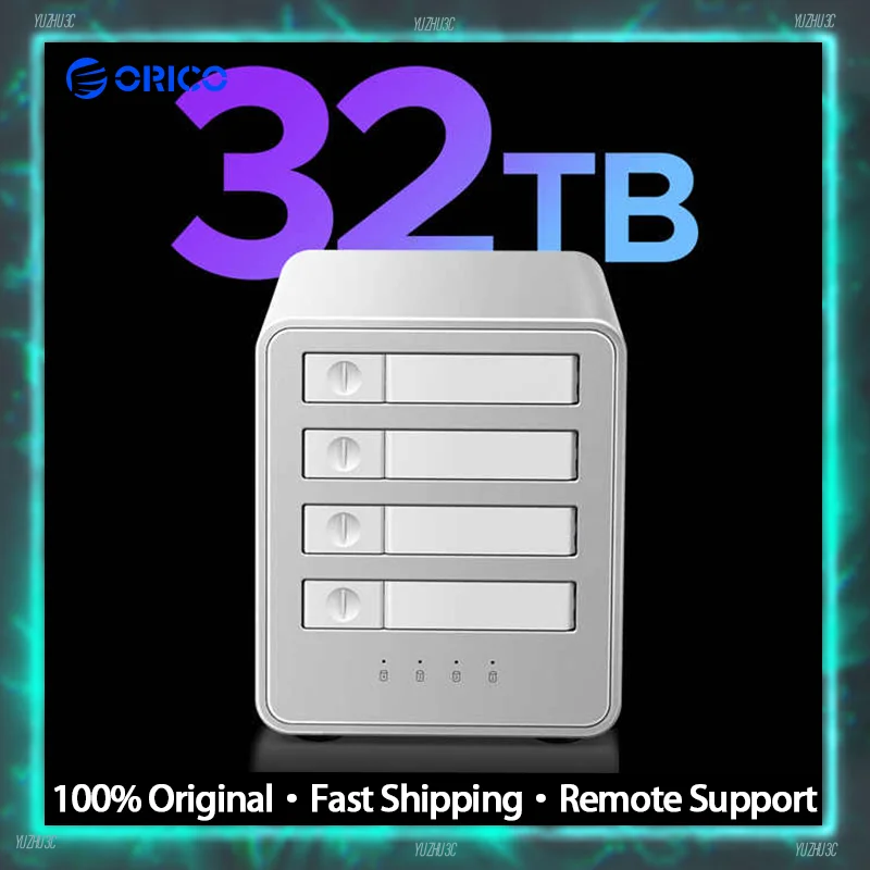 

ORICO 8848RC3/8858RC3 Корпус SSD All-Flash с интерфейсом USB4 40 Гбит/с Поддержка RAID Конструкция с несколькими отсеками Высокоскоростное устройство считывания карт