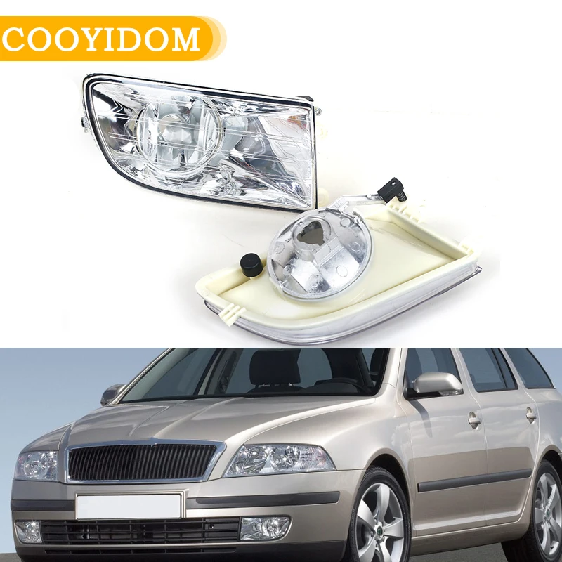 Samochodowe światło przeciwmgielne LED do VW Skoda Octavia A5 MK2 Sedan Combi 2004 2005 2006 2007 2008 Nowe przednie światło przeciwmgielne LED z żarówkami