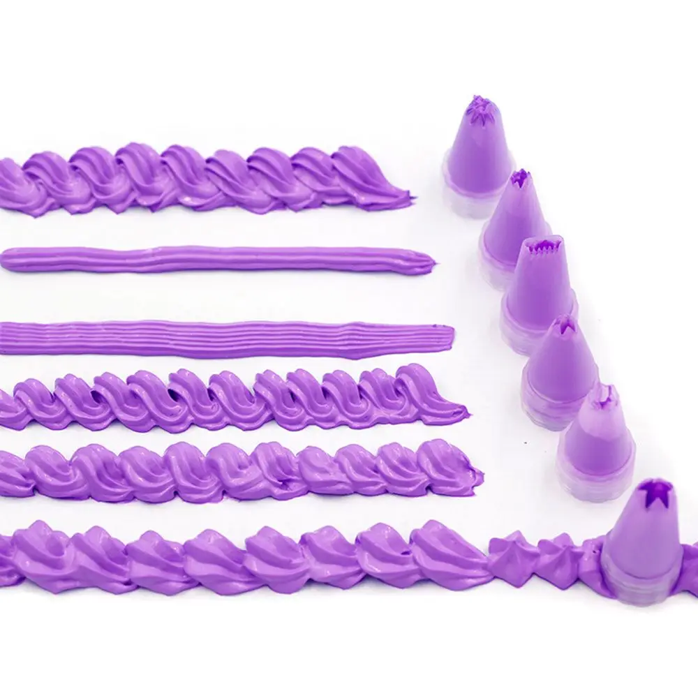 100Pcs Plastic Piping Icing Nozzle For Mobile Phone Case Accessories DIY Cream Glue Simulation Cream Gel