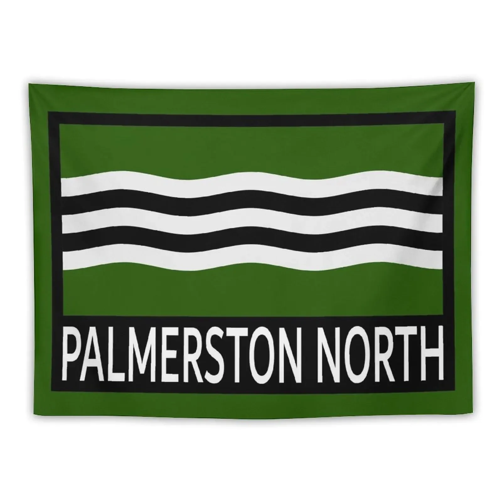 Palmerston North Flag and Name Tapestry Home Decorations Aesthetic Decoration Wall Tapestry