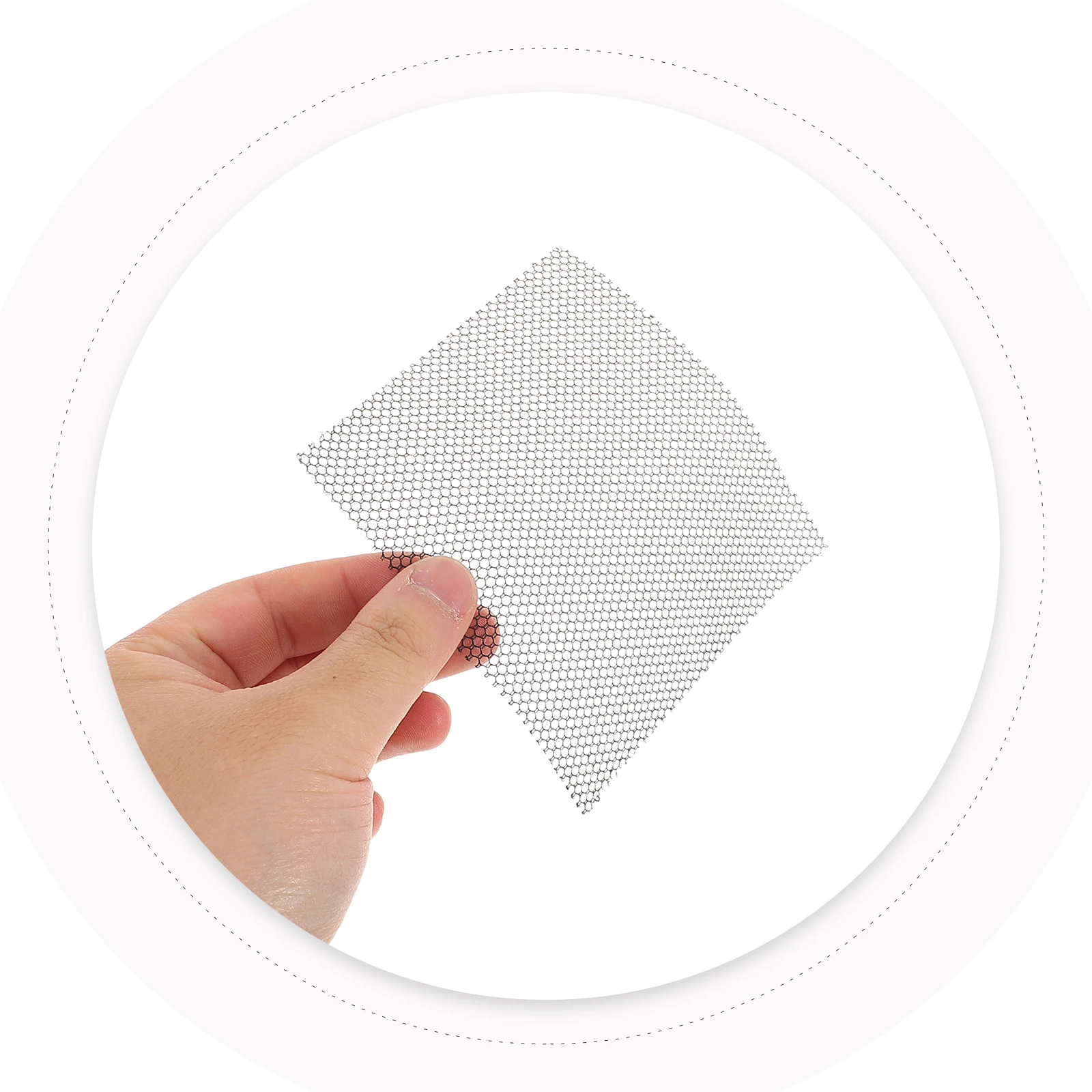 30pcs (15 White + 15 Black) Printable Eye Mesh Sheets - Fursuit Mask Liner Mesh, DIY Crafts Material for Cosplay Props/Animal