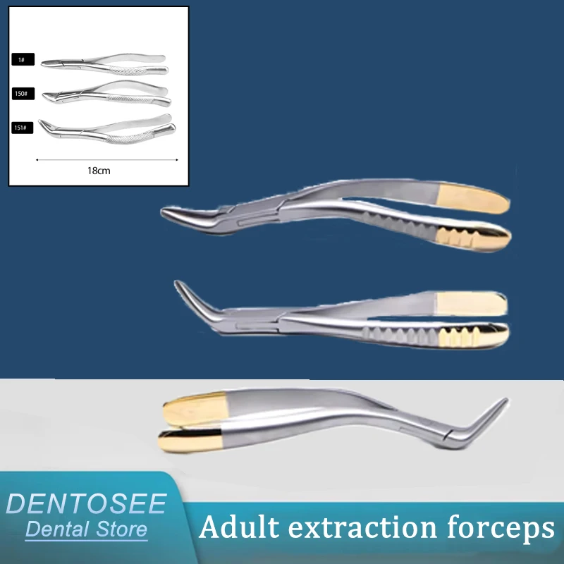 

Dentist Pliers Set - Surgical Extraction Forceps Adult Tooth & Residual Root Removal Dental Instruments for Oral Surgery