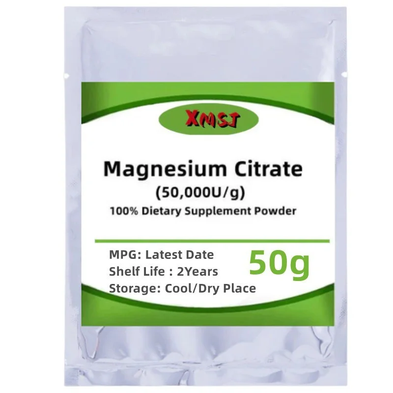 High Quality 100% Pure Magnesium Citrate, Mg(50.000u/g), 50g-1000g Free Shipping