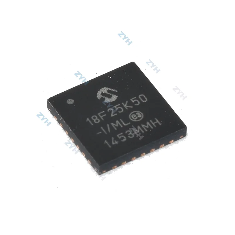 Brand  New&Original  PIC18F25K50-I/ML     18K Microcontroller IC 8-Bit 48MHz 32KB (16K x 16) FLASH