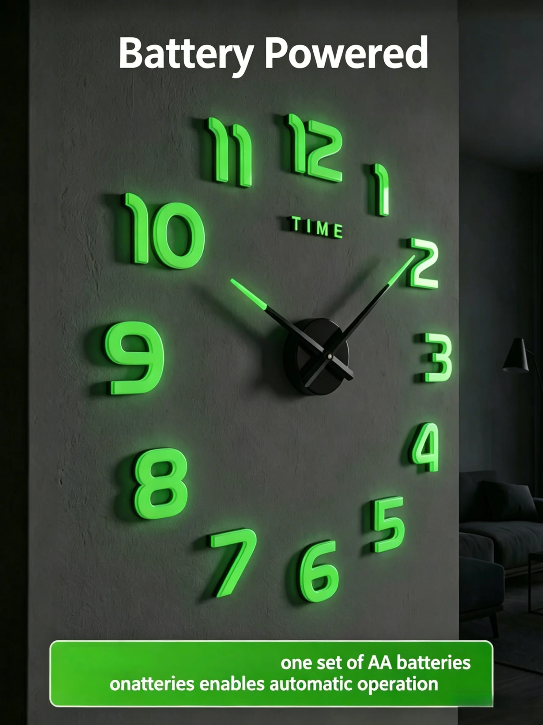2026 Modern Design Large Wall Clock 3D DIY Quartz Clocks Fashion Watches Acrylic Mirror Stickers Living Room Home Decor Horloge