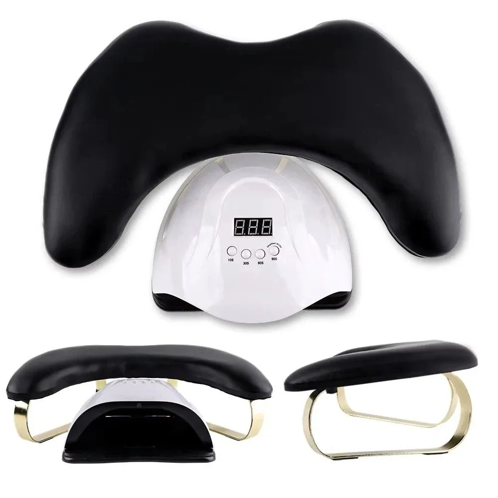 U Shaped Nail Arm Rest Cushion Tilt Design Space-saving Nail Art Stand Hand Support Soft Manicure Hand Pillow Nail Art Tool