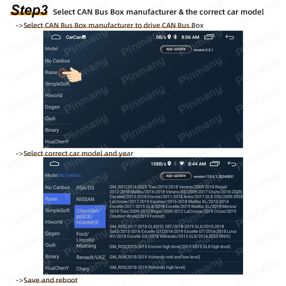 Kabel Radio Mobil Unit Kepala Android 16-Pin Adaptor Rangkaian Kabel Daya Dekoder CAN Bus GMC16 untuk Chevrolet Captiva 2012 ~ 2017