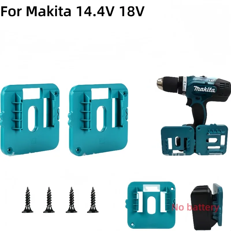 

Brand new wall-mounted battery holder for Makita 14.4V 18V lithium battery storage rack battery base for display rack workbench