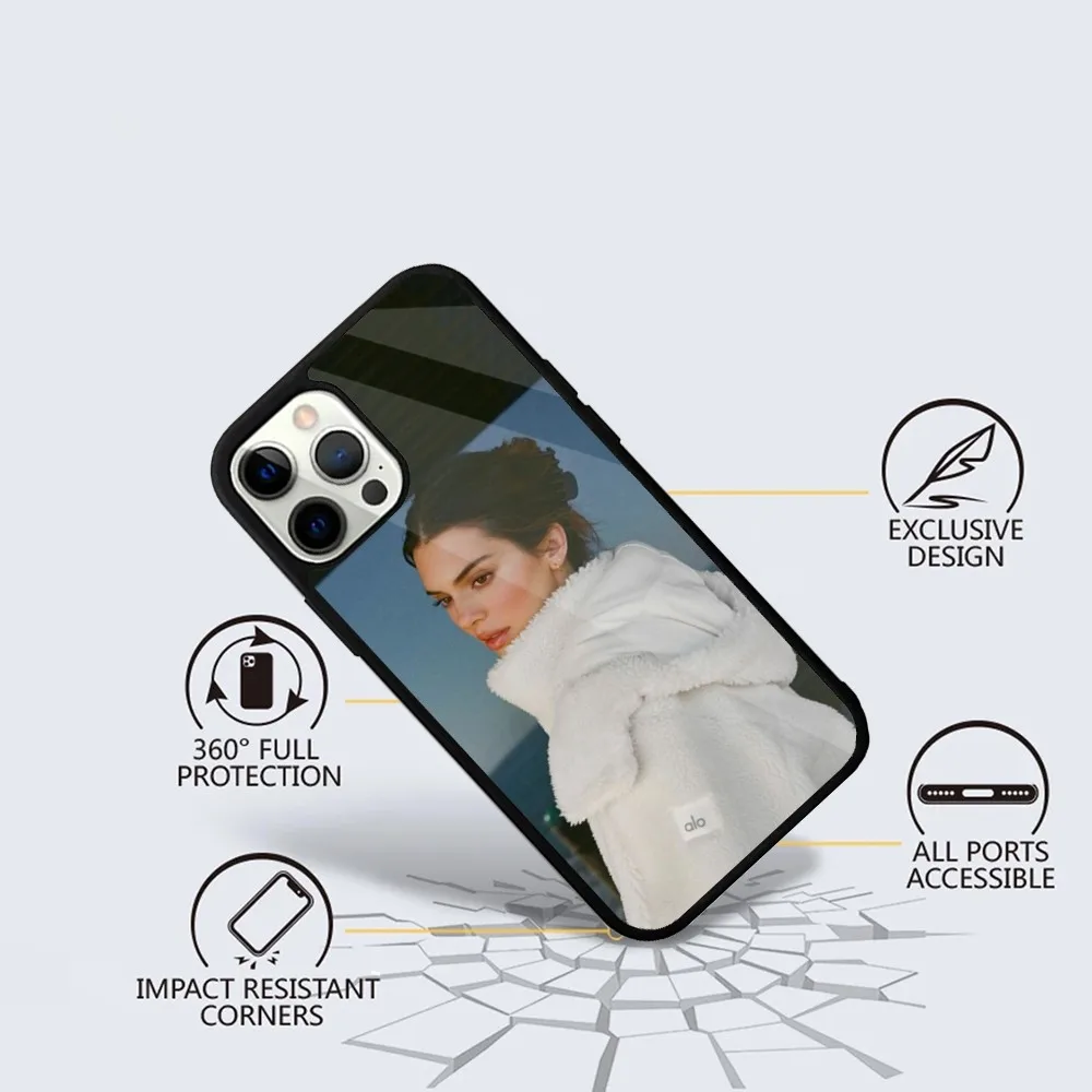 K-Kendall J-Jenner Model  Phone Case For iPhone 15,14,13,12,11,Plus,Pro,Max Mini Magsafe Magnetic Wireless Charging