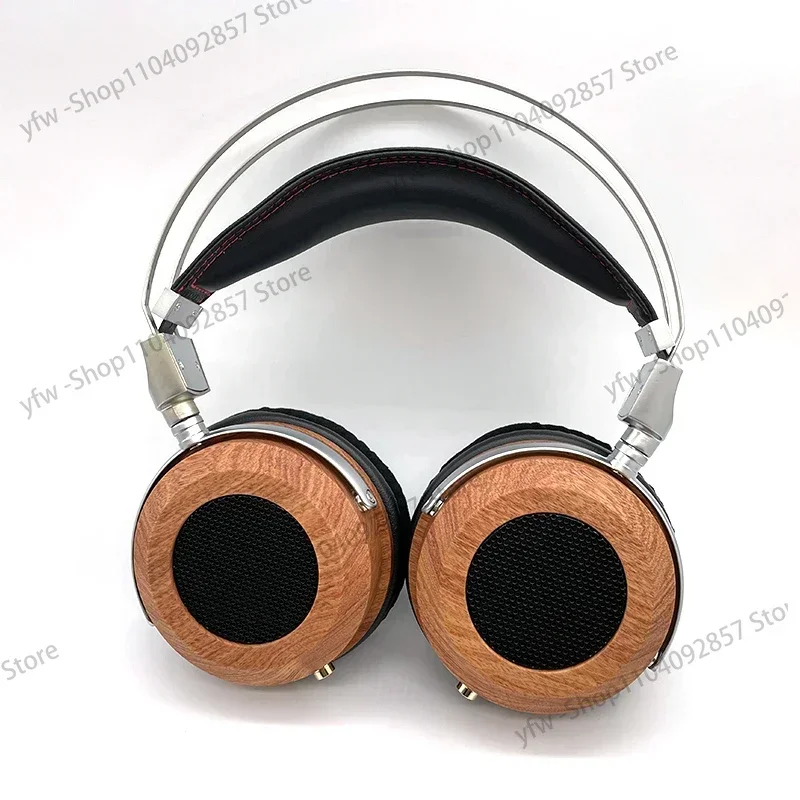 40MM 45MM 50MM 53MM Open Back Headphone Housing Over Ear Headphone Wooden Case Shell Bluetooth Headphone Case DIY