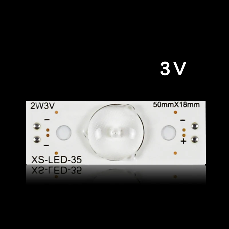 20 Stück für 21-120 Zoll TV Universal LED Hintergrund beleuchtung Streifen 3V 6V SMD Lampe Perlen mit optischen Len Fliter TV Reparatur einfache