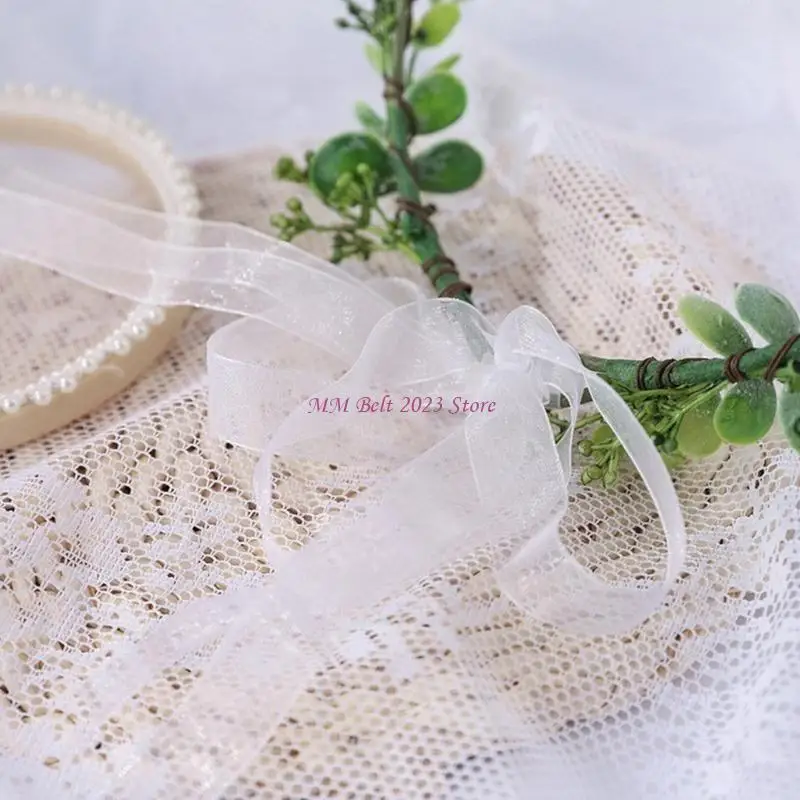 

49ME Flower Headbands Floral Garlands Crown Hair Wreath Bride Flower Crown Wedding
