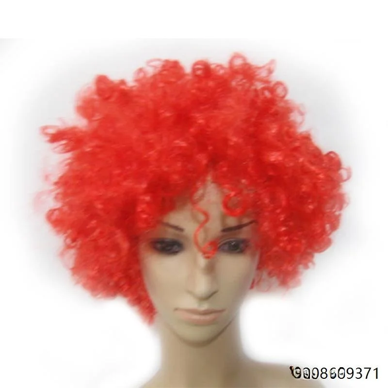 loween Performance Wig Props  Explosive Head Clown Fan Par Accory Women's Traditional Costume Stage Wear