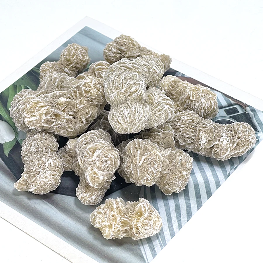 Natural Mexico Desert Rose Bulk Tumbled Stones Gravel Specimen Healing Crystals Mineral Gemstone Aquarium Home Decoration  Gifts