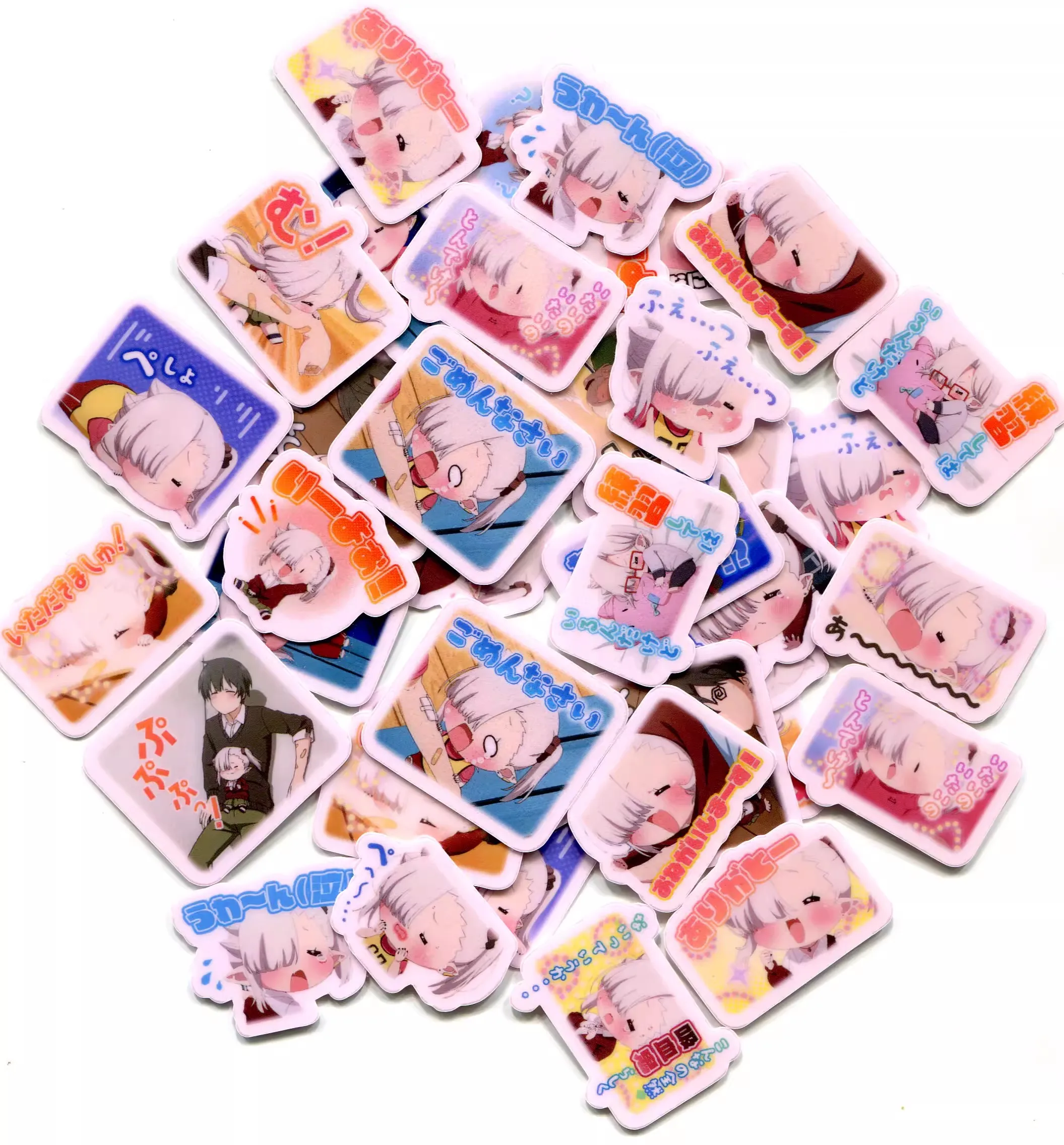 40pcs/pack Vampires Chan Can't Suck Properly 2-3cm waterproof sticker