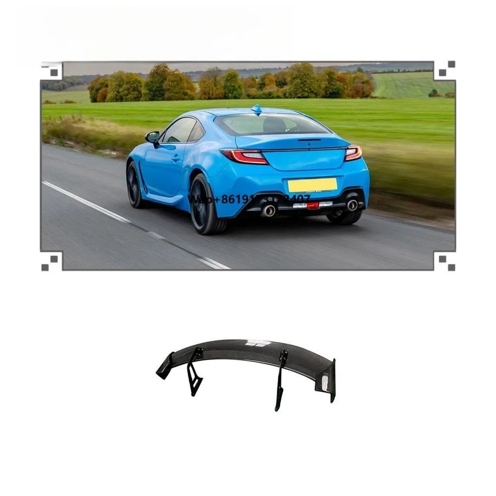 

New Design Car Modification Gloss Black Carbon Fiber Rear Trunk Lid Wing Spoilers for GR86 2022-2023