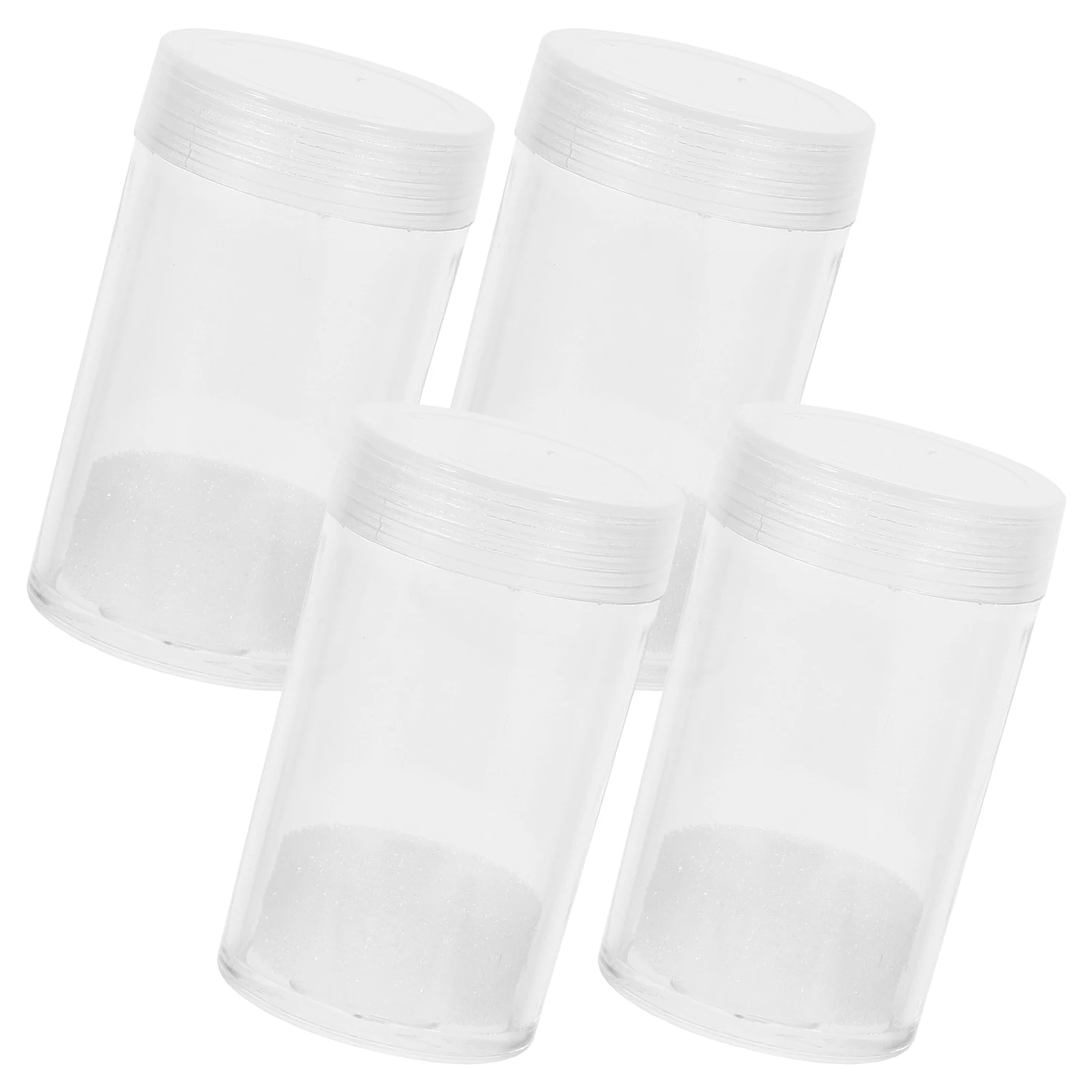 

10pcs 27MM PP Material Storage Collecting Collecting Transparent Coin Box Coin Holders ganizer