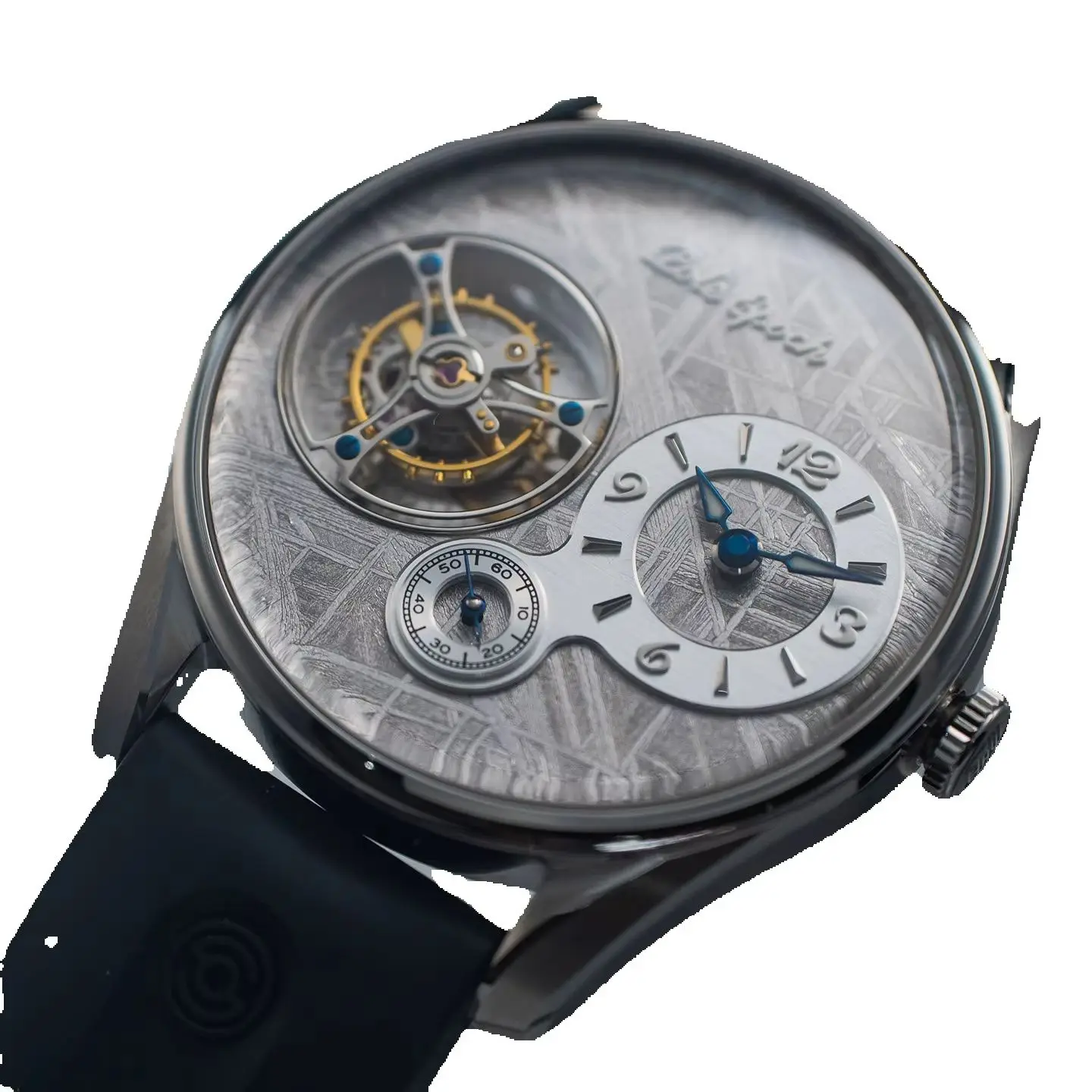 The Great Qin Empire Jichen 008 Limited Meteorite Disc Cal 8325x Tourbillon Mechanical Men's Casual Watch