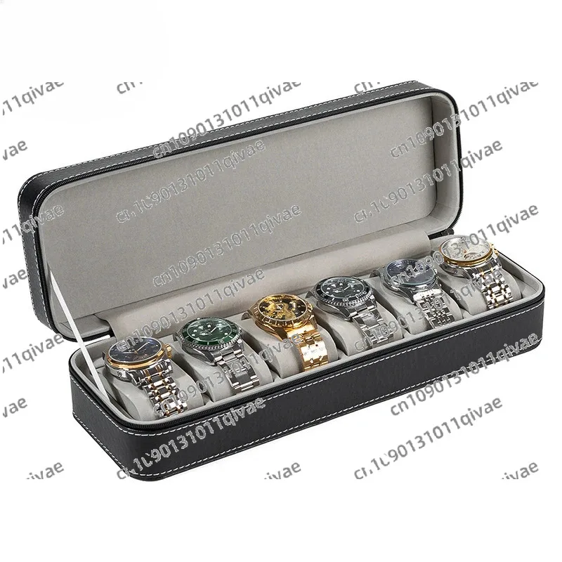 New 6/10/12 Girds Suitcase Organizer Portable Zipper Watch Bracelets Men'S And Women'S Multifunctional Display Box