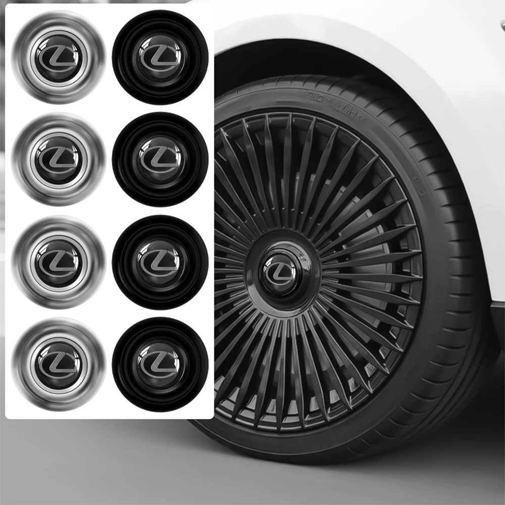 

4PC For Lexus FSPORT IS200 ES300h ct200h RX350 IS300h IS250 Car Styling Wheel Hub Caps Cover Badge Decoration Auto Accessories