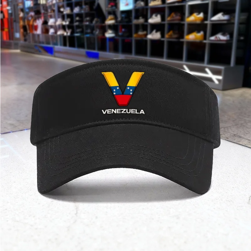 A Light Panel Printed Cap Featuring Elements of The Venezuela Flag, Designed for Breathability And Elasticity, Suitable for Golf