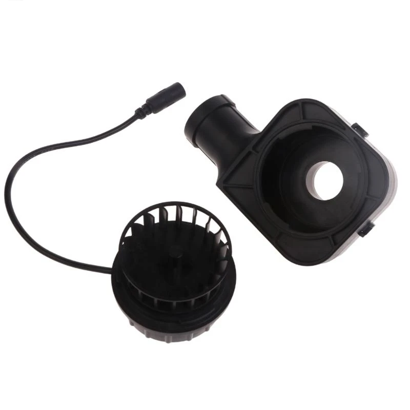 A2UD 7530 75x75x30mm 12V EU/미국 플러그 블로우 그릴 바베큐 팬 5500RPM 휴대용 바비큐 공기 송풍기 실외용 속도