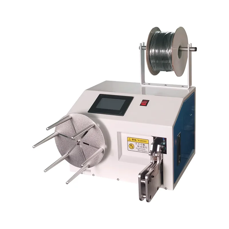 EW-20A Cable Wire Coil Winding / Automatic Cable Bundle Machine / Twist Tie Machine