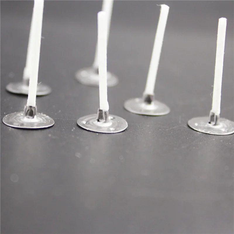 

2000 шт./лот фитили для свечей 1 дюйм низкий дым фитиль для свечей с металлическими вкладками фитили для чайных свечей для изготовления свечей