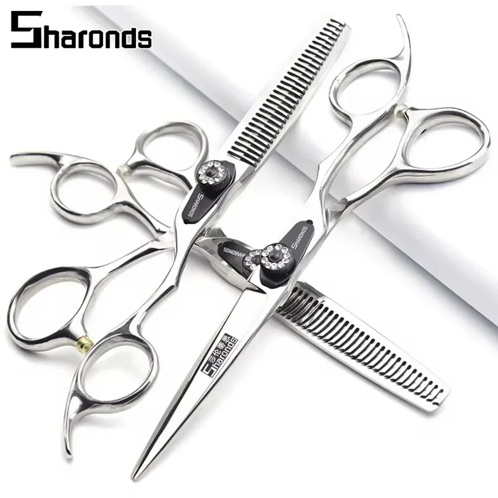 SHARONDS Professional Hairstylist Hair Clipper Set 6 Inch Hairdressers Dedicated Shear Barber Specialized Clippers Hair Scissors